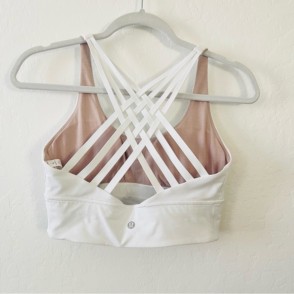 Lululemon Athletica White Free to Be Moved Bra 8